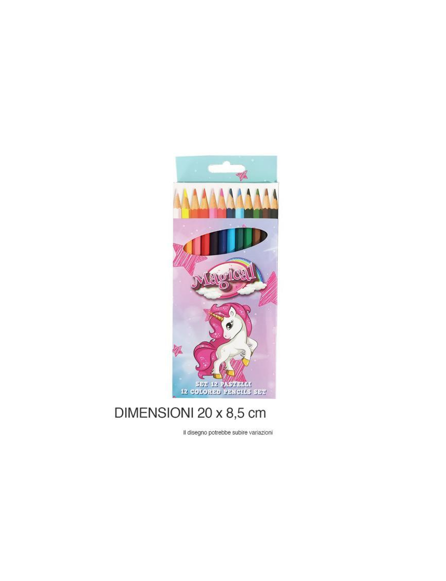 UNICORN PENCIL COLORS 12 pieces