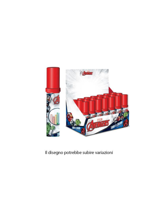 AVENGERS MARKERS IN TUBE 6 pieces