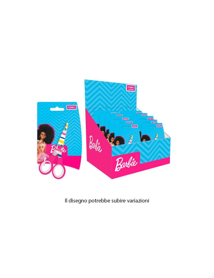 BARBIE SCISSORS IN BLISTER
