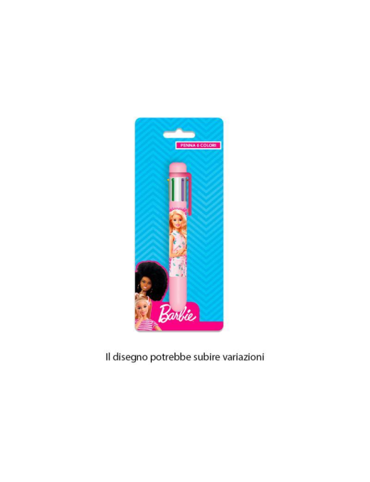 BARBIE PEN 6 COLORS