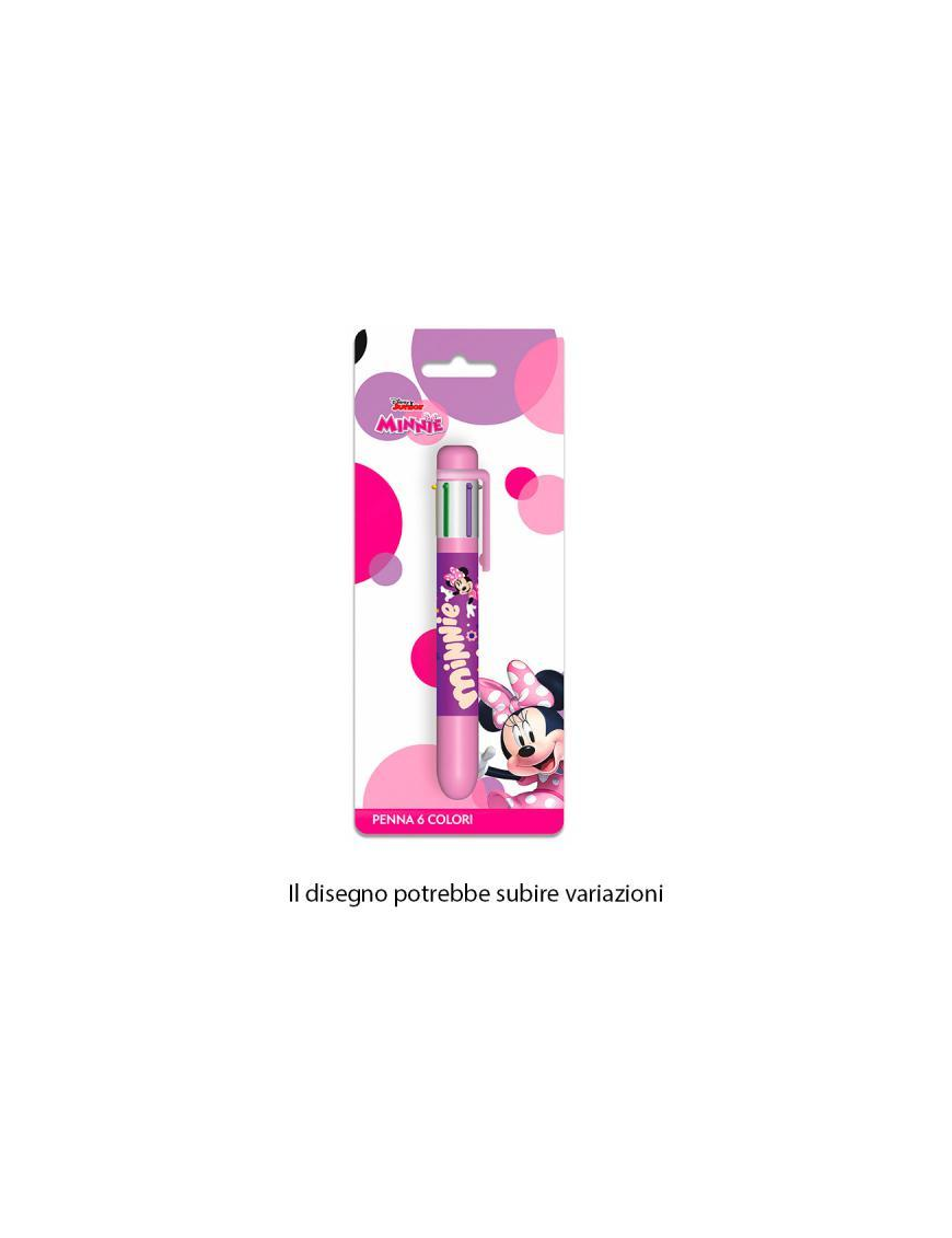 MINNIE PENNA 6 COLORI
