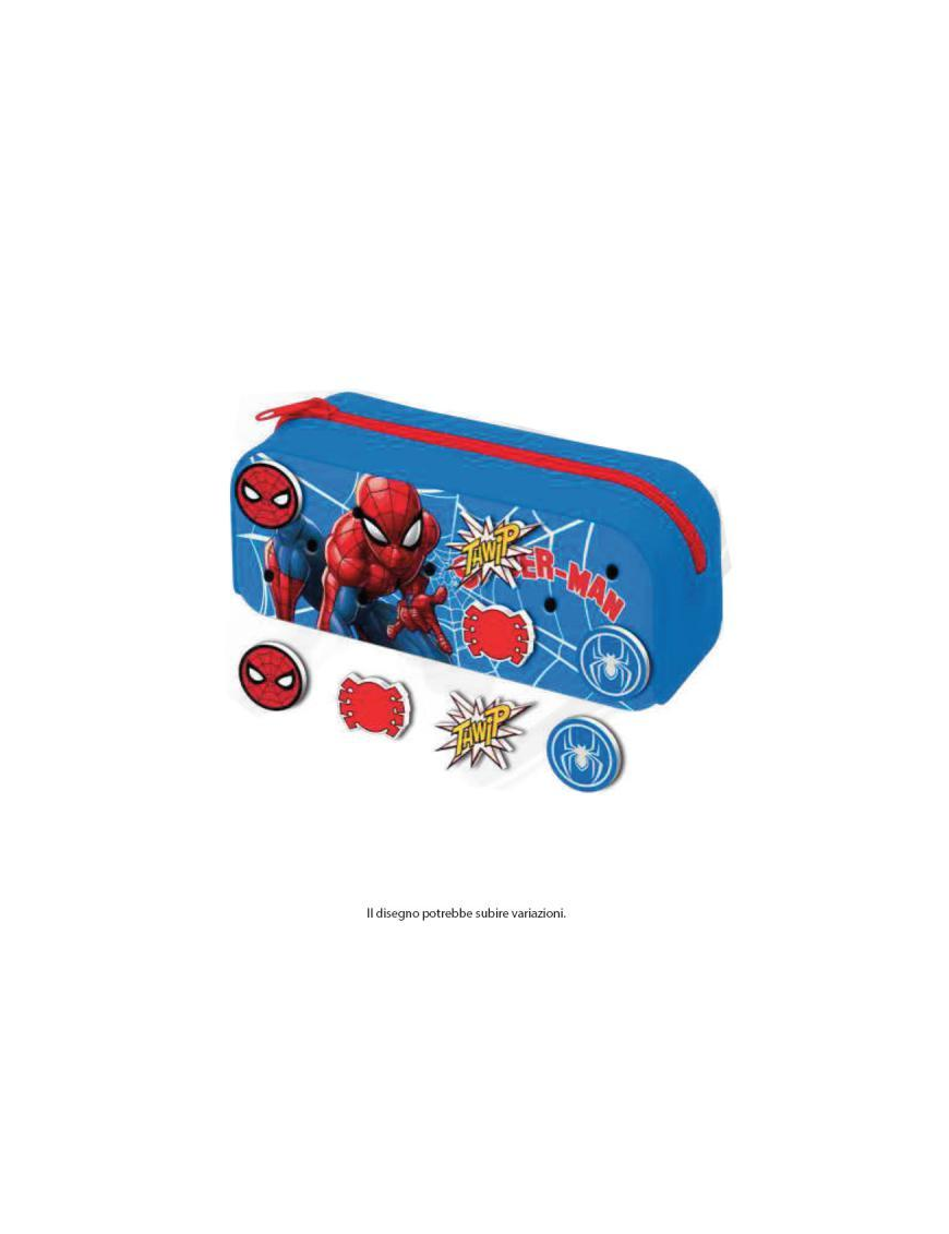 SPIDERMAN ASTUCCIO SILICONE CON PATCH