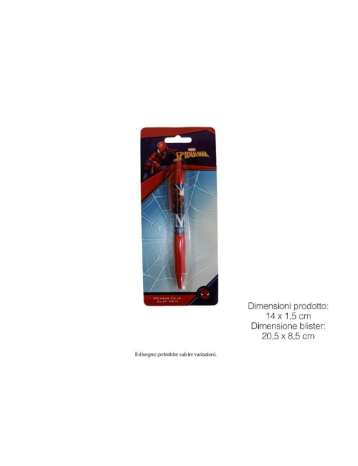SPIDERMAN PENNA CLIP