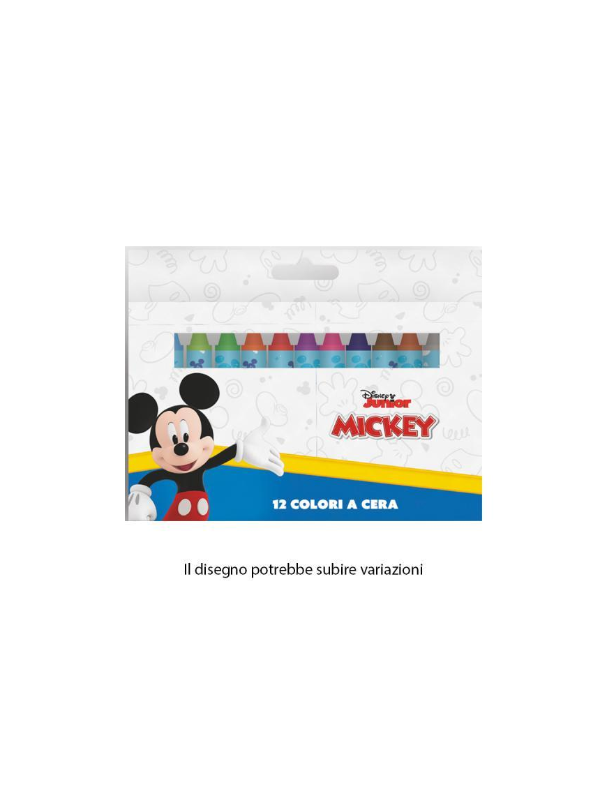 MICKEY WAX COLORS 12 PIECES