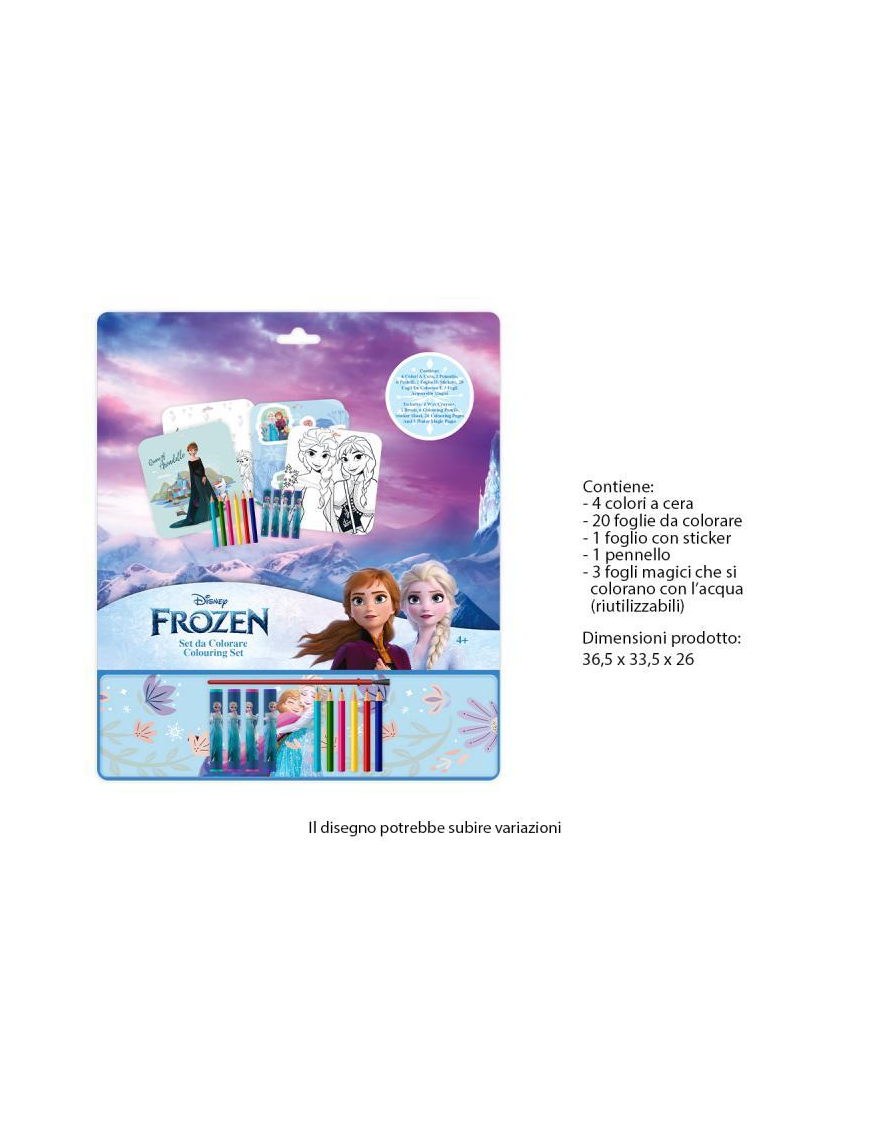 FROZEN COLOURING SET