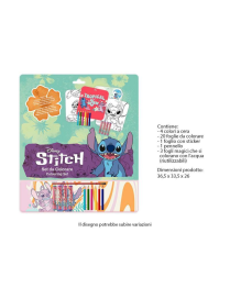 STITCH GIRL COLORING SET