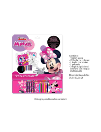 MINNIE COLOURING SET