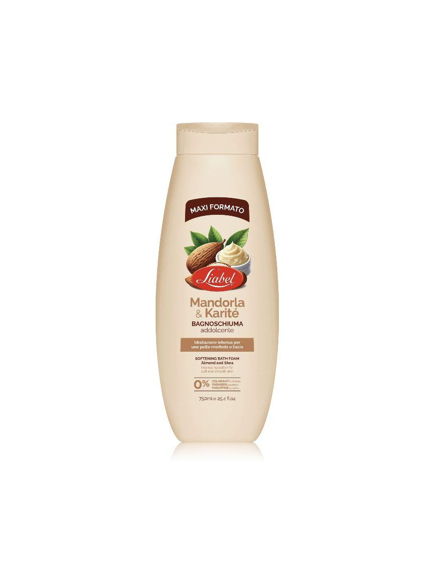 LIABEL BAGNOSCHIUMA 750ml KARIT E MANDORLA