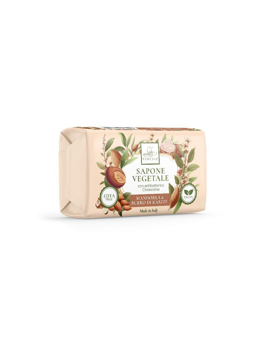 SAPONE VEGETALE 100gr KARIT E MANDORLA
