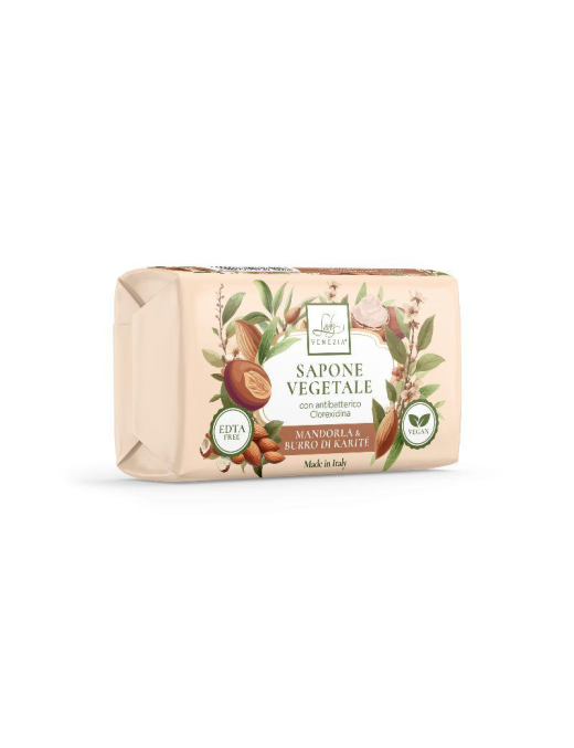 SAPONE VEGETALE 100gr KARIT E MANDORLA
