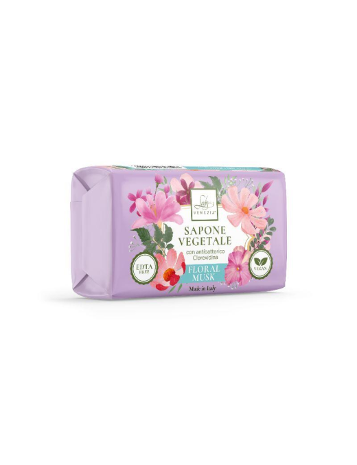 SAPONE VEGETALE 100gr FLORAL MUSK
