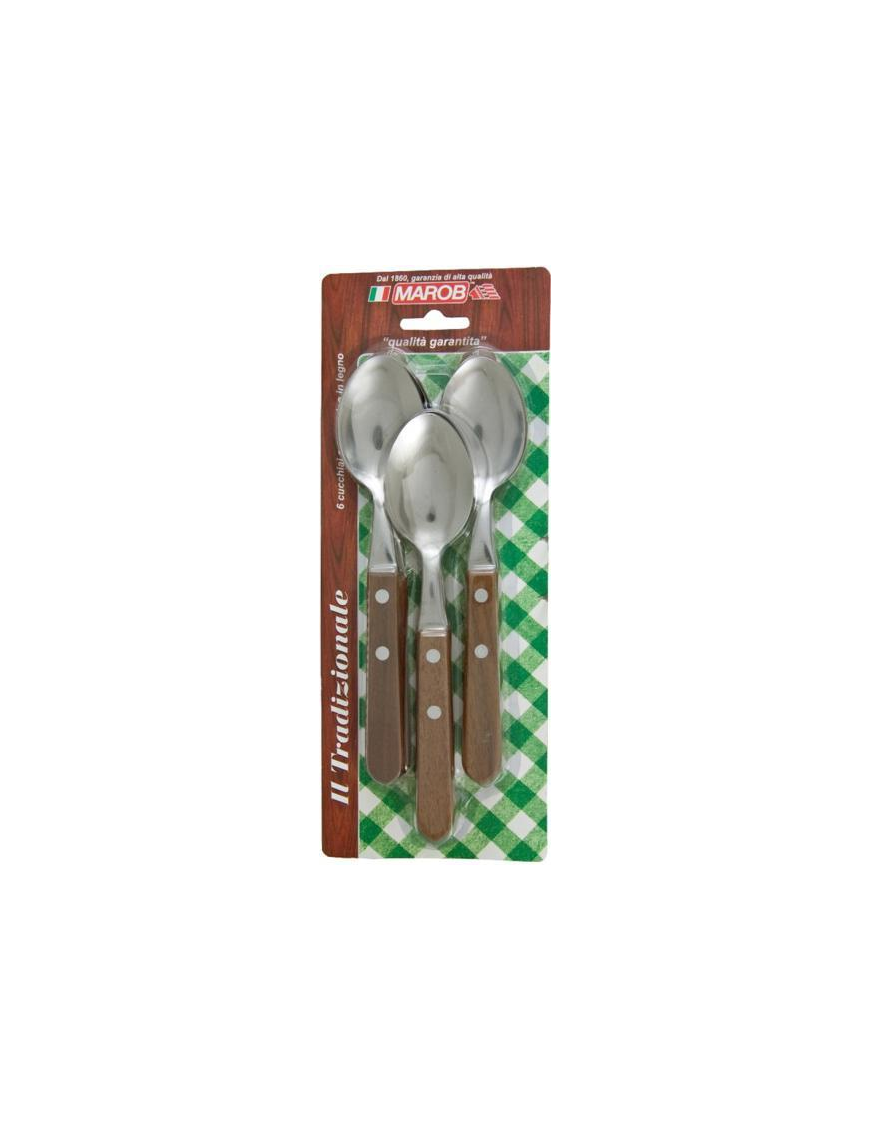 6-PIECE WOODEN SPOONS