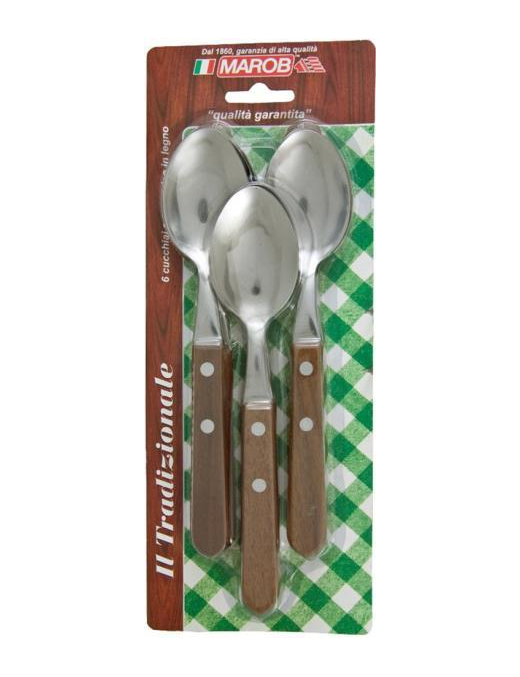 6-PIECE WOODEN SPOONS