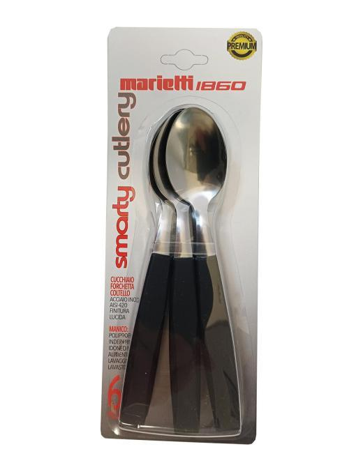 BLACK SPOONS 6 PIECES