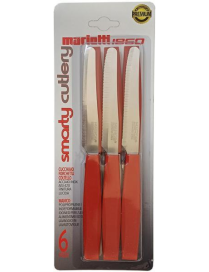 ROSSO COLTELLI TAVOLA 6 PEZZI