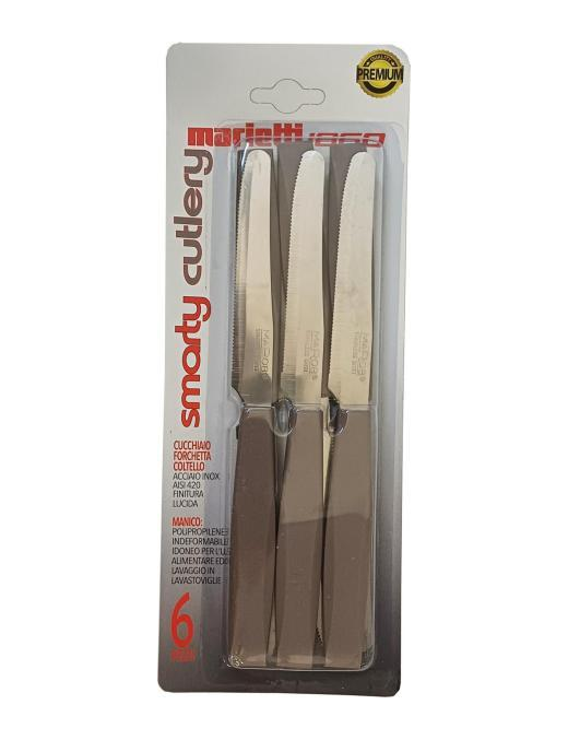 TORTORA TABLE KNIVES 6 PIECES
