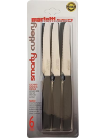 NERO COLTELLI TAVOLA 6 PEZZI