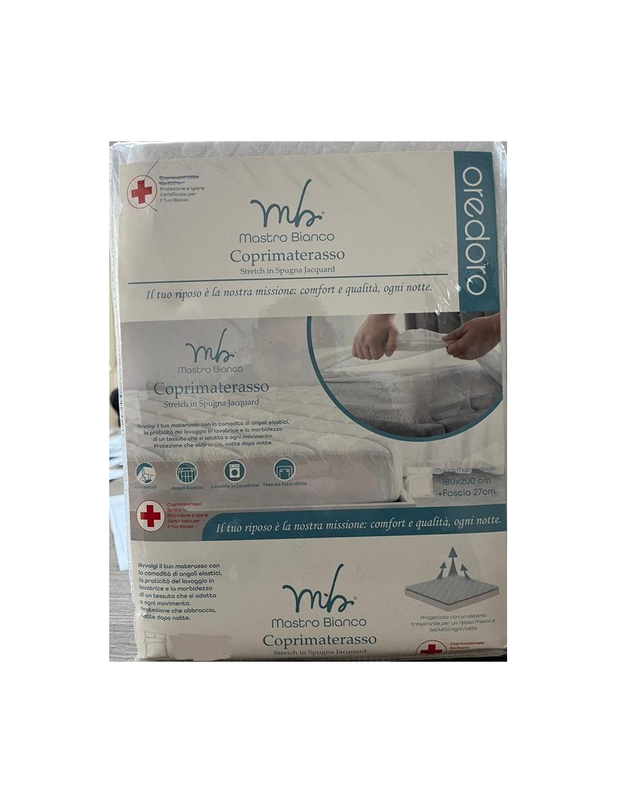 COPRIMATERASSO OREDORO  SINGOLO 90x200cm