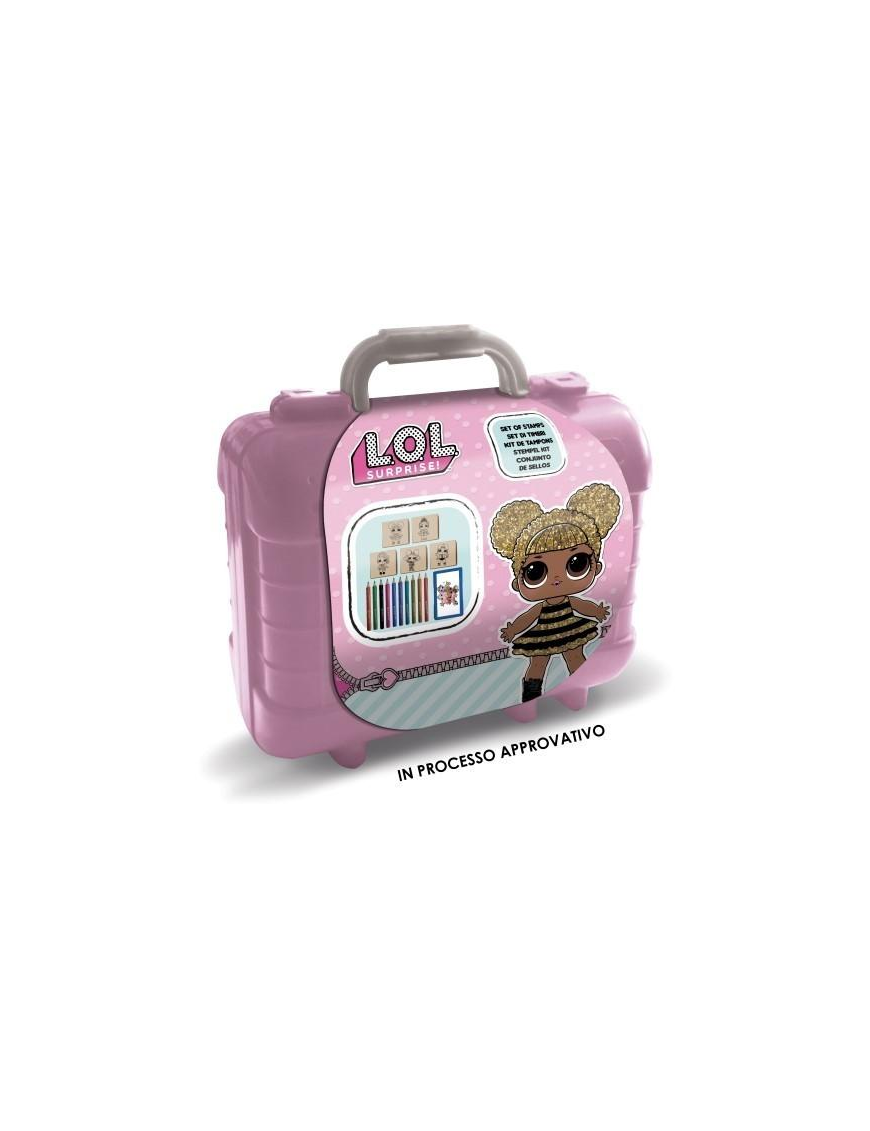 LOL TRAVEL SET 5 TIMBRI+10 MATITE 42980
