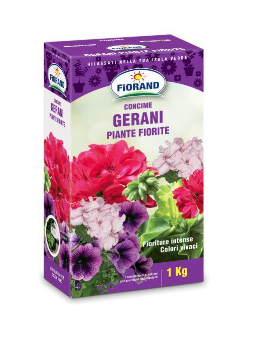 CONCIME GRANULARE 1 kg GERANI+PIANTE E FIORI