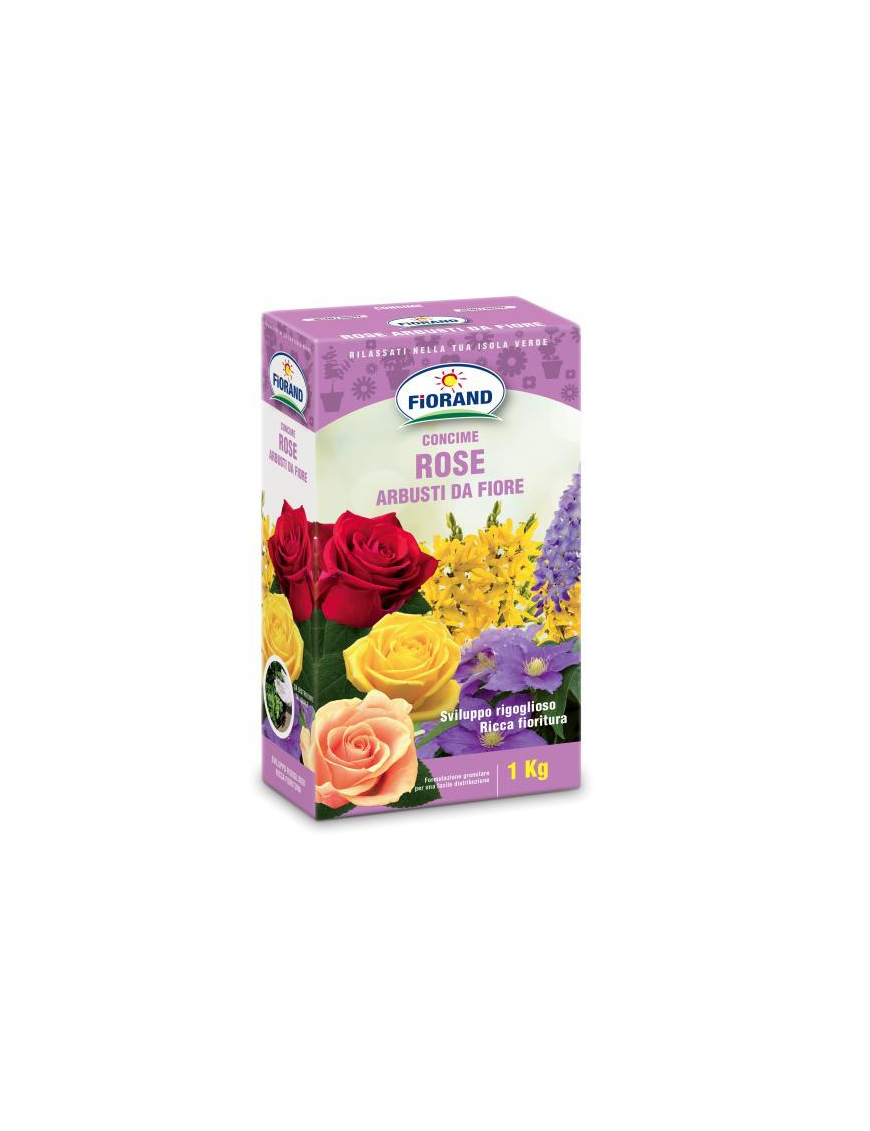 CONCIME GRANULARE 1 kg ROSE+ARBUSTI