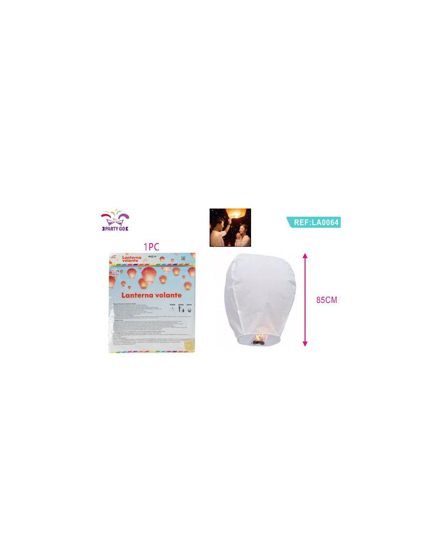 OVAL WHITE LANTERN 85 cm