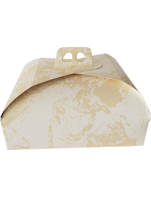 GOLD CLOUD CAKE BOX 40x40 cm