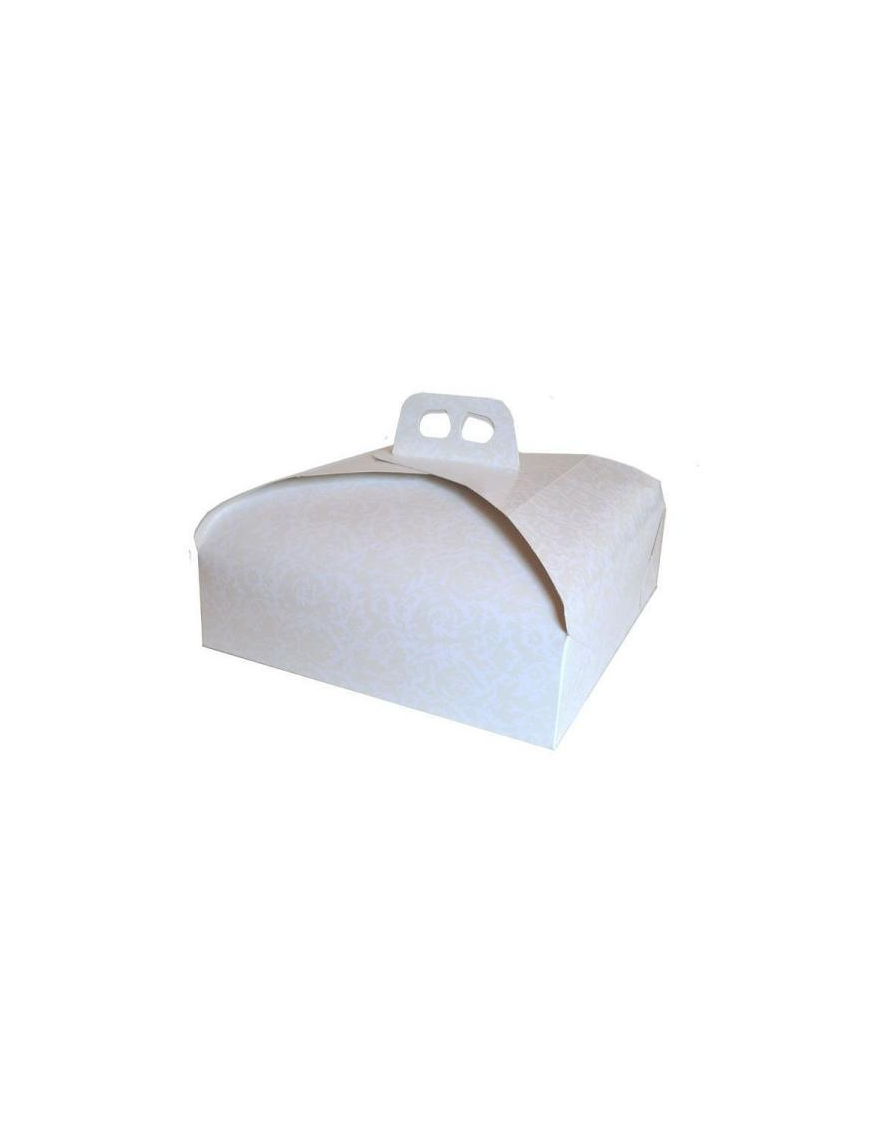WHITE CAKE BOX 21x21 cm