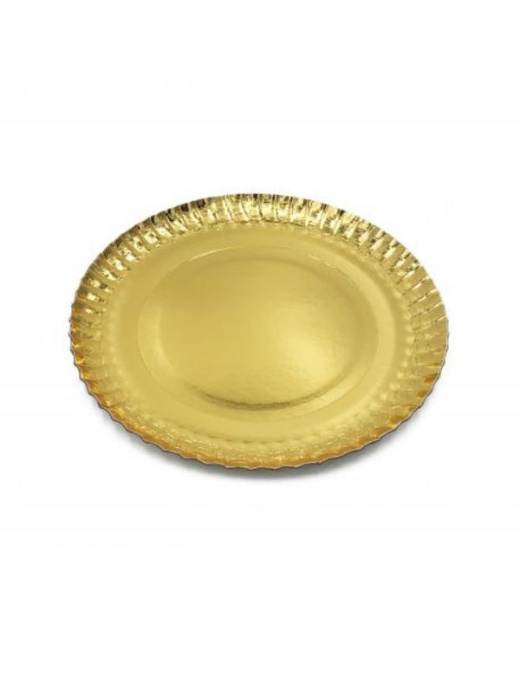 PIATTO RICCIO ORO d.30 cm 2 PEZZI
