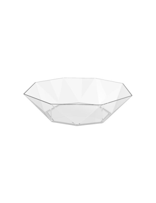 TRANSPARENT DIAMOND BOWL 80 cc 6 PIECES
