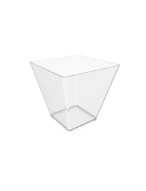 TRANSPARENT SQUARE GLASSES 60 cc 6p