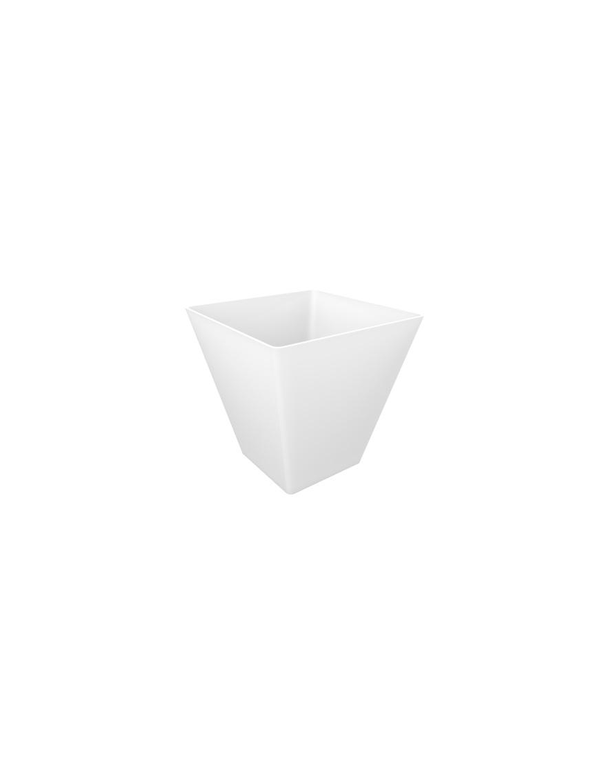 WHITE SQUARE GLASSES 60 cc 6p