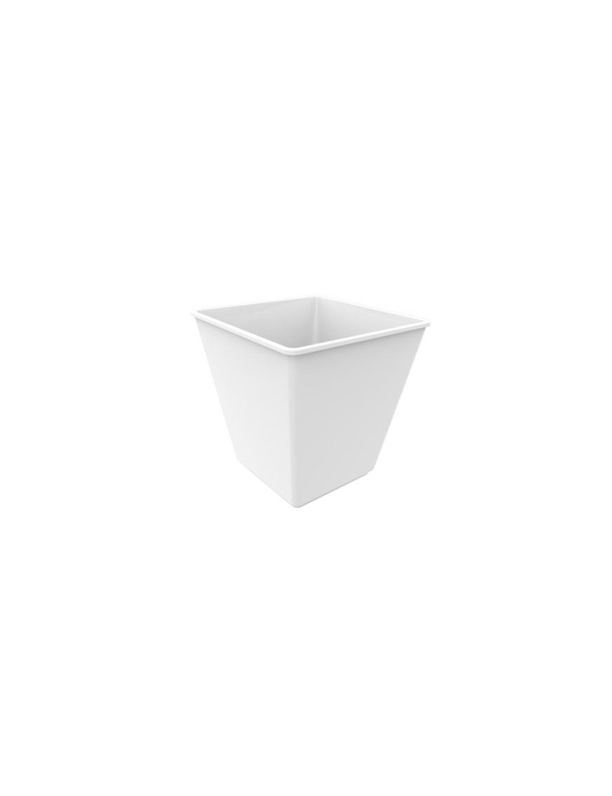 WHITE SQUARE GLASSES 120 cc 6p