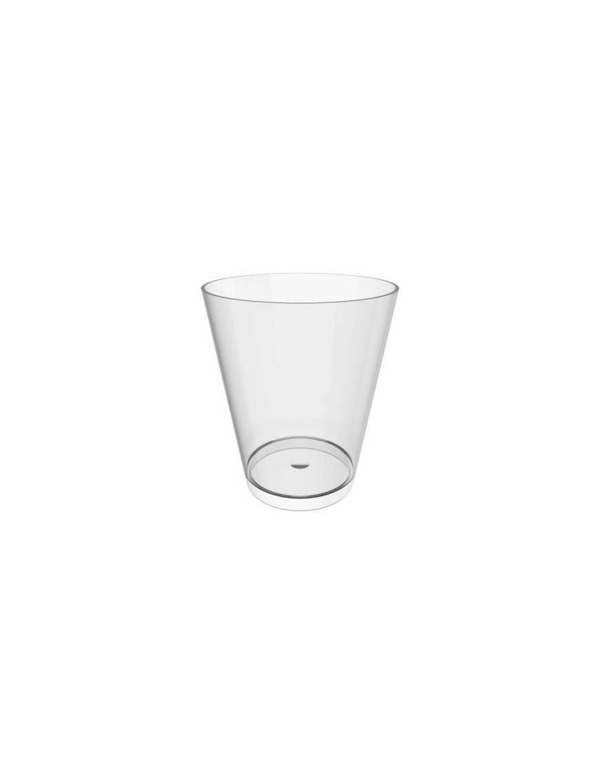 TRANSPARENT. ROUND GLASSES 60 cc 6 PIECES