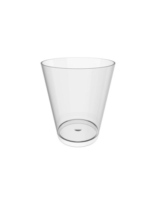 TRANSPARENT. ROUND GLASSES 60 cc 6 PIECES