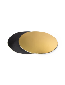 DISCO ORO-NERO d.28 cm 1 PEZZO