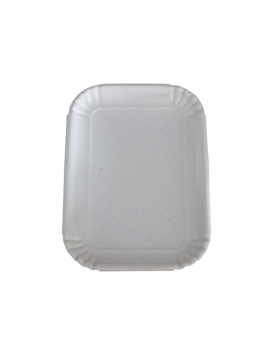 WHITE TRAY 15x20 cm 5 PIECES