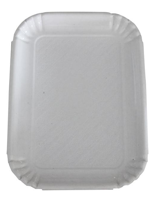 WHITE TRAY 22x30 cm 2 PIECES