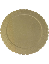 GOLD CAKE BASE 34 cm