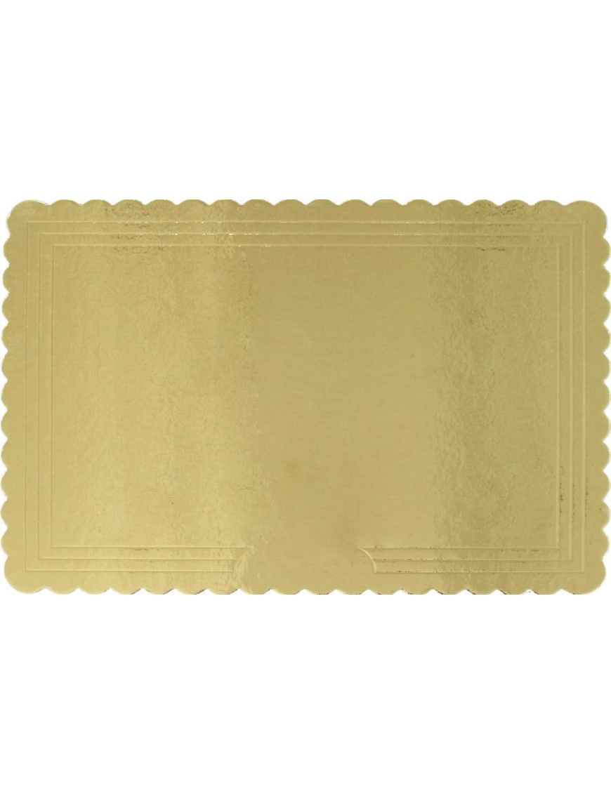 RECTANGULAR GOLD CAKE BASE 30x40 cm
