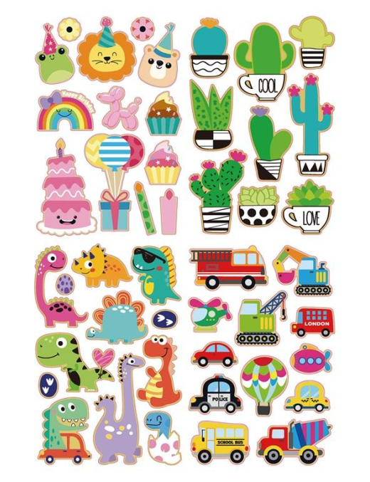 STICKERS AUTOADESIVI ASSORTITI