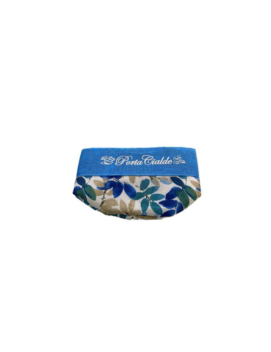 LINEA FOGLIE BLU PORTACIALDE 20cm