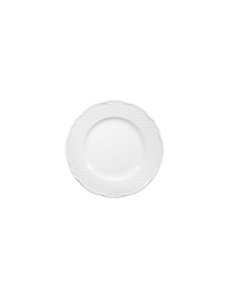 MALAGA BREAD PLATE 17 cm WHITE