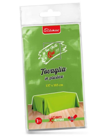 TOVAGLIA PLASTICA VERDE 137x183cm
