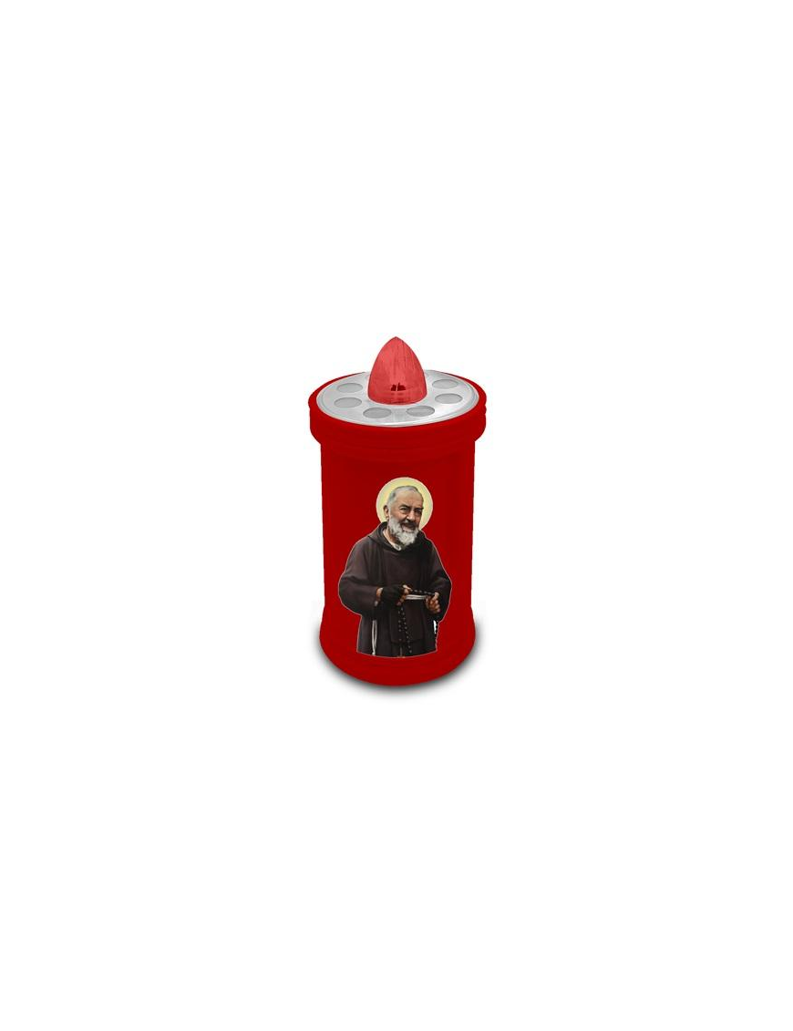 LUMINO VOTIVO ROSSO 6x11 +BATTERIE ALCALINE