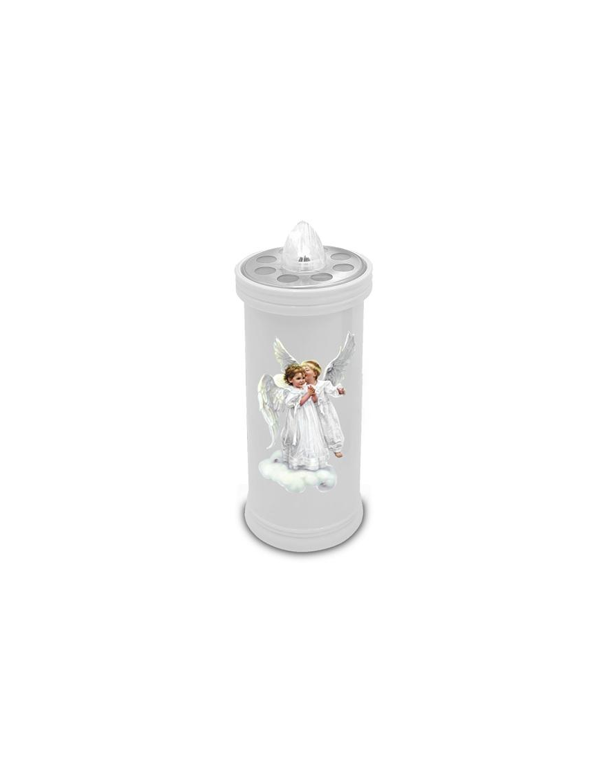 WHITE VOTIVE LIGHT 6x11 + ALKALINE BATTERIES