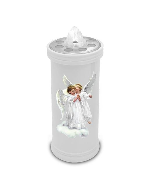 WHITE VOTIVE LIGHT 6x11 + ALKALINE BATTERIES