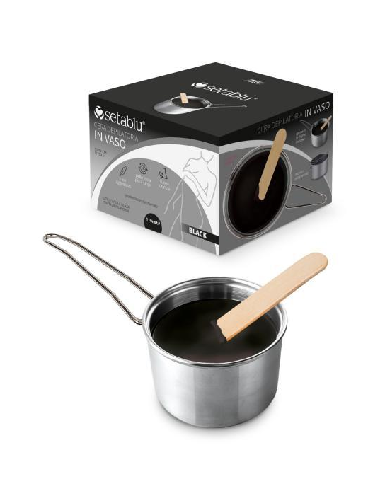 CERA IN VASO 110 ml BLACK