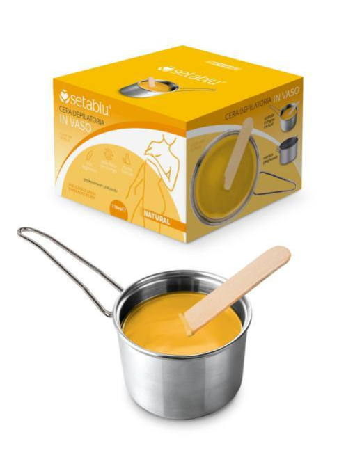 CERA IN VASO 110 ml NATURAL