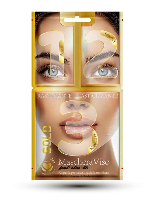 MASCHERA VISO DIY GOLD 30+6 gr